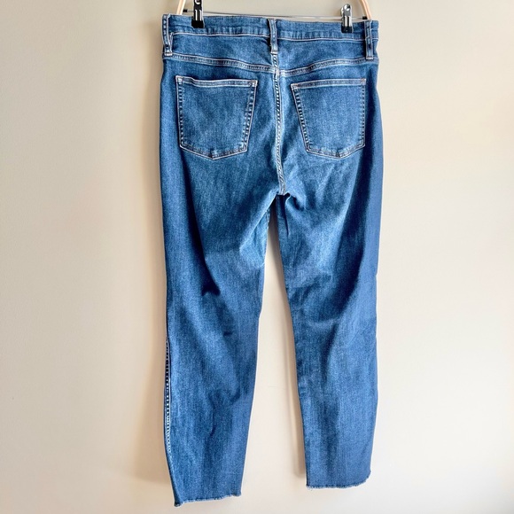 J. crew Vintage Straight Raw Edge Blue Jeans - Picture 3 of 3